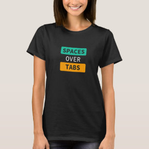 Camiseta Espaços Sobre Presilhas, Pilha Engraçado De Cheio 