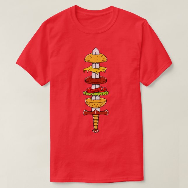Camiseta Espada Burger (Frente do Design)