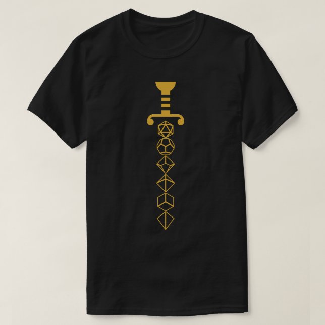 Camiseta Espada de Arroz de Bronze do Clérigo (Frente do Design)