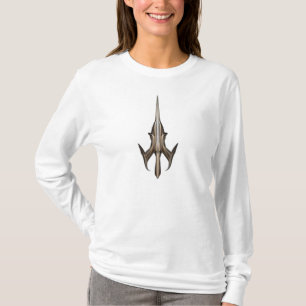 Camiseta Espada De Mulher Leve Nano Longa Capa