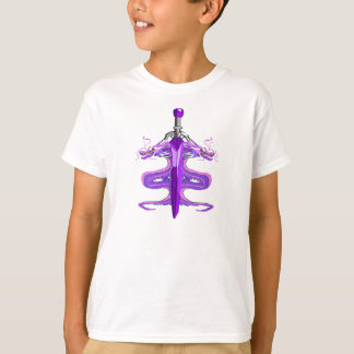 Camiseta Espada Dragão Roxo Místico
