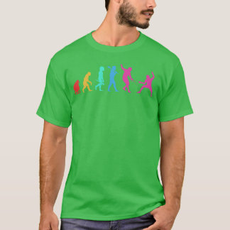 Camiseta Espada Esportiva Divertida Evolução do Esgrimista