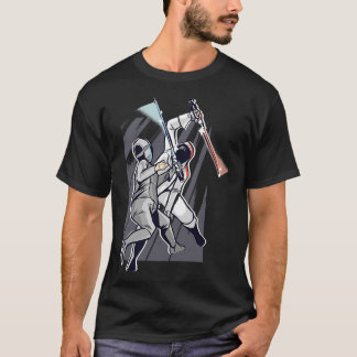 Camiseta Espada laser de combate à espada de espada de espa