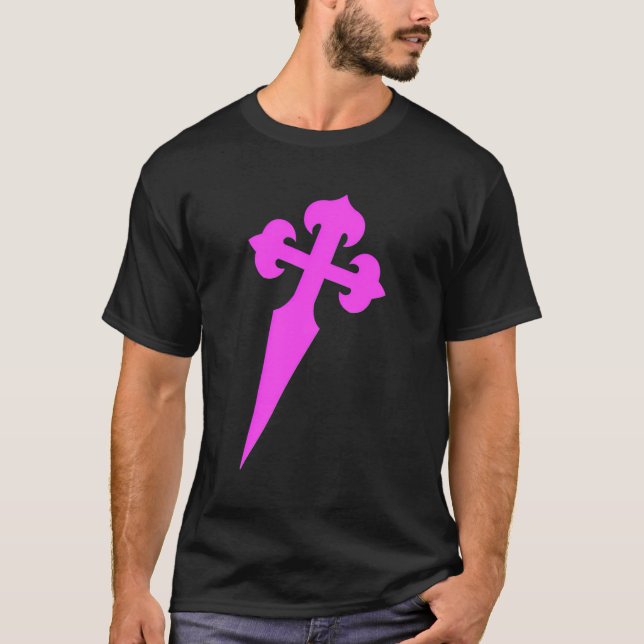 Camiseta Espada Rosa Quente (Frente)