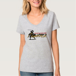 Camiseta Espadachim | Blusa Feminina Decote V