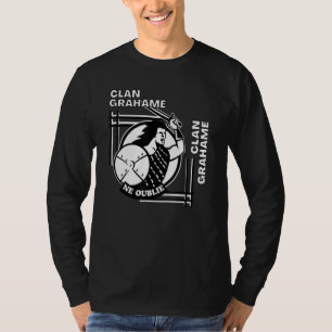 Camiseta Espadachim do Lema Gaélico do Clã Grahame
