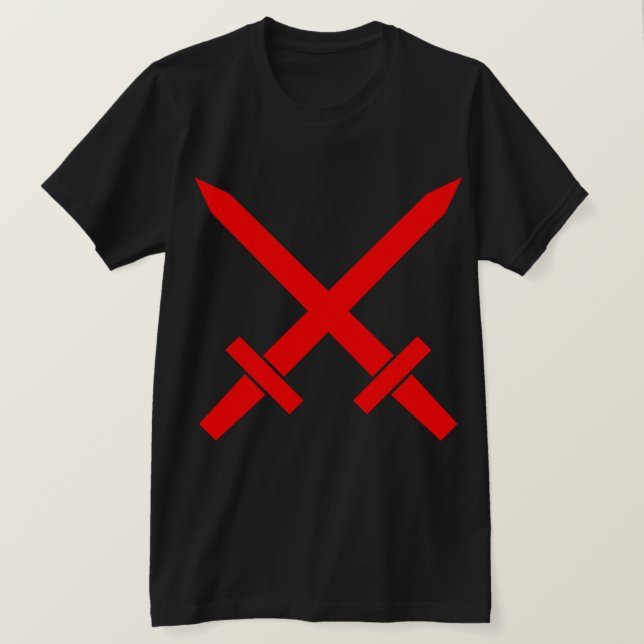 Camiseta Espadas Cruzadas (Frente do Design)