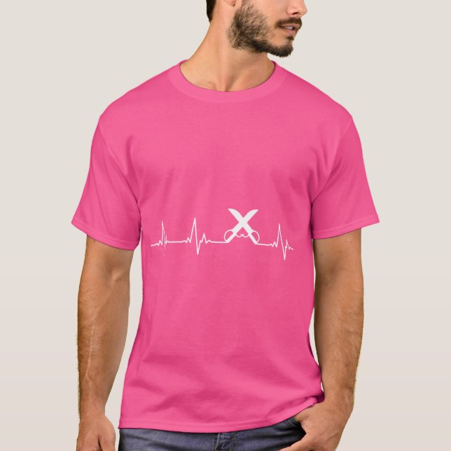 Camiseta Espadas De Borboleta De Chun De Pulso De Pulso Ecg (Frente)