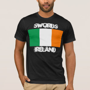Camiseta Espadas, Ireland com bandeira irlandesa