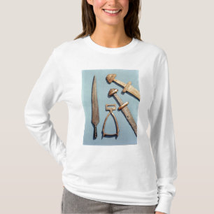 Camiseta Espadas, stirrup e spearhead de Viking