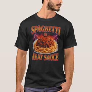 Camiseta Espaguete Comida favorita Funny Weird 90s Espaghet