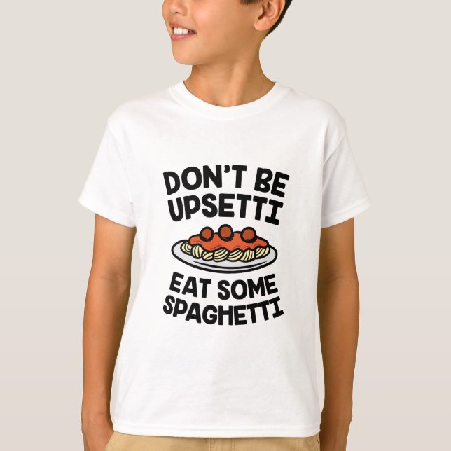 Camiseta Espaguetes de Upsetti (Frente)