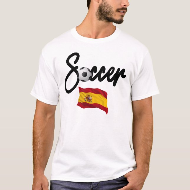 Camiseta Espain Soccer - Spanish Flag (Frente)