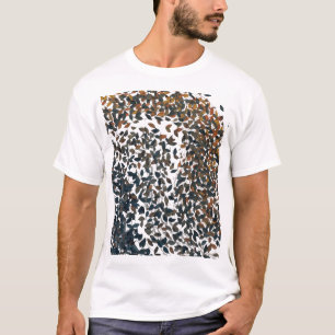 Camiseta espalhados como folhas, folhas caindo, estética de