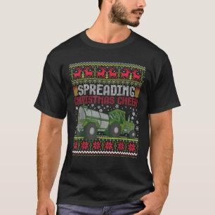 Camiseta Espalhando O Trator De Agricultura De Vossa Alegri