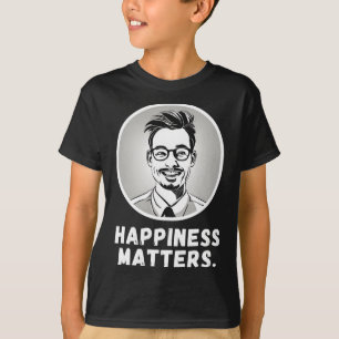 Camiseta Espalhar A Joia Felicidade Como Tipografia Com Vet