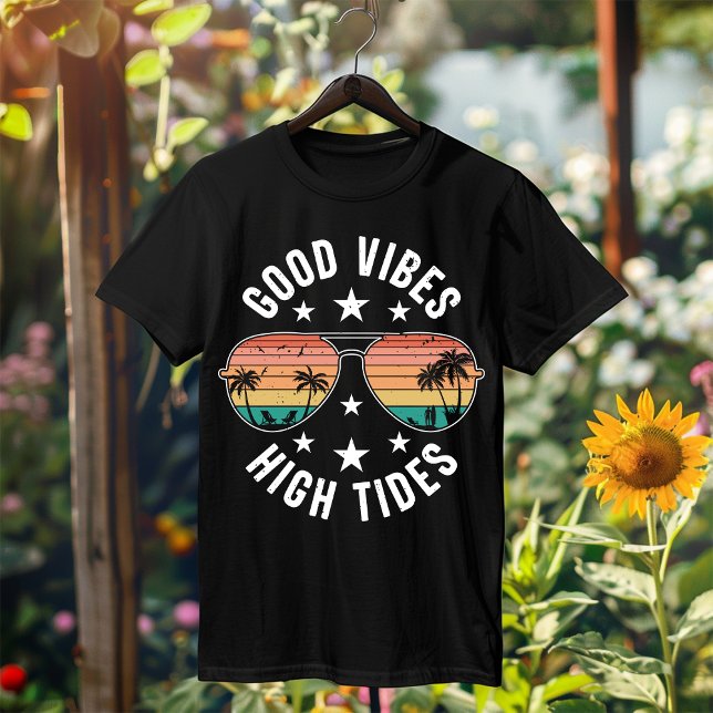 Camiseta Espalhar a Positividade em Estilo: Boas Vibes - Ca (Criador carregado)
