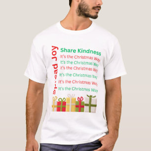 Camiseta 'Espalhar alegria, compartilhar gentileza - É o Na