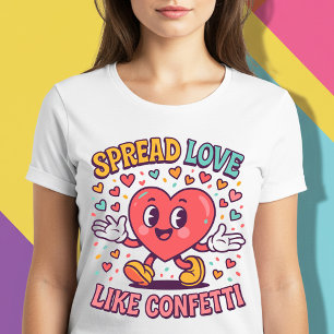 Camiseta Espalhar Amor Como Confetti