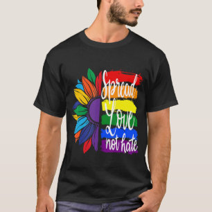 Camiseta Espalhar amor não ódio, ORGULHO LGBT
