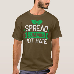 Camiseta Espalhar o humor não odiar a Vegan Plant Powered V