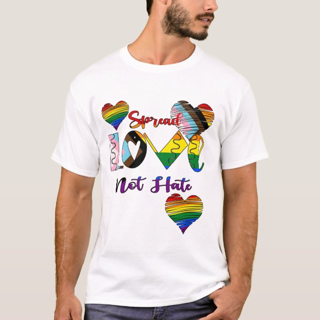 Camiseta Espalhe Amor Não Ódio  (Frente)