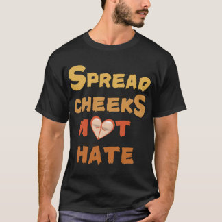 Camiseta Espalhe Bochechas Não Ódio amigo
