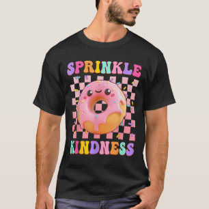 Camiseta Espalhe Bondade Groovy Donut Doughnut Amante Menin