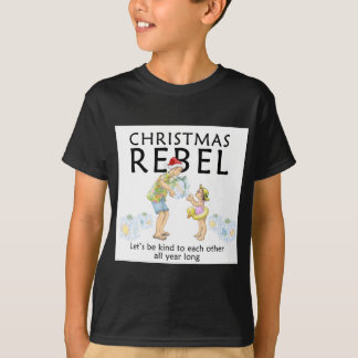 Camiseta Espalhe o espírito do rebelde do Natal!