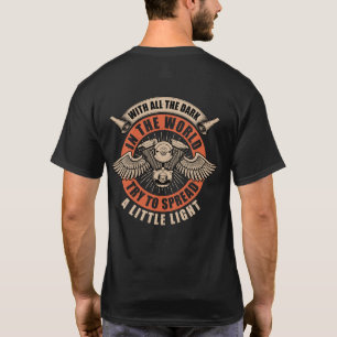 Camiseta Espalhe o estilo do ponteiro leve