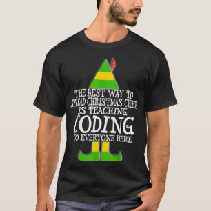 Camiseta Espalhe o programa de codificação de computador de