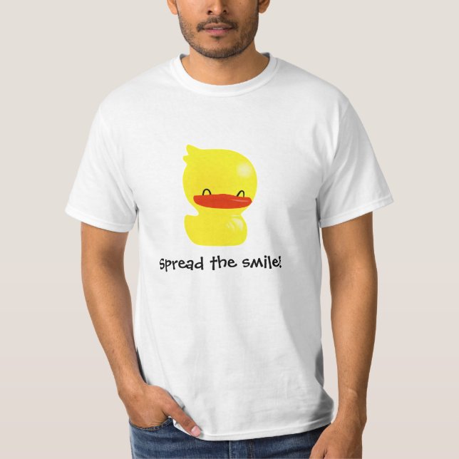 Camiseta Espalhe o sorriso! T-Shirt Ducky (Frente)
