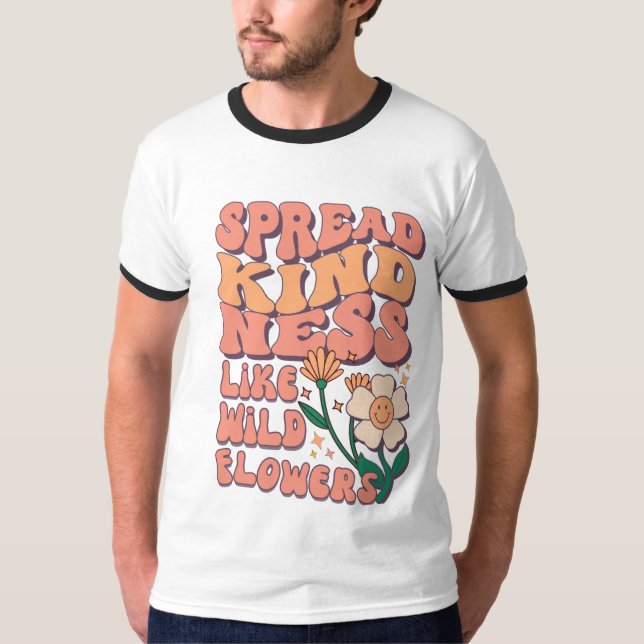 CAMISETA ESPALHE SEMENTES GENTIS COMO FLORES SILVESTRES (Frente)