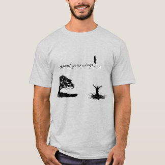 Camiseta Espalhe seu T das asas