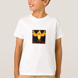 Camiseta Espalhe suas asas - Tshirt da juventude com