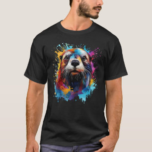Camiseta Espalho Colorido Mar de Arte Morto Animais Mortos