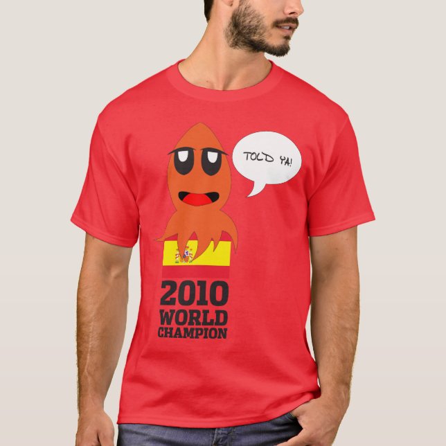 Camiseta España Campeón del Mundo (Frente)