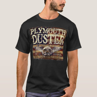 Camiseta Espanador de Plymouth contra a bandeira corrmoída