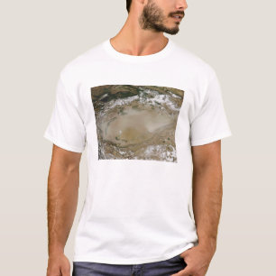 Camiseta Espane a tempestade no deserto de Taklimakan,