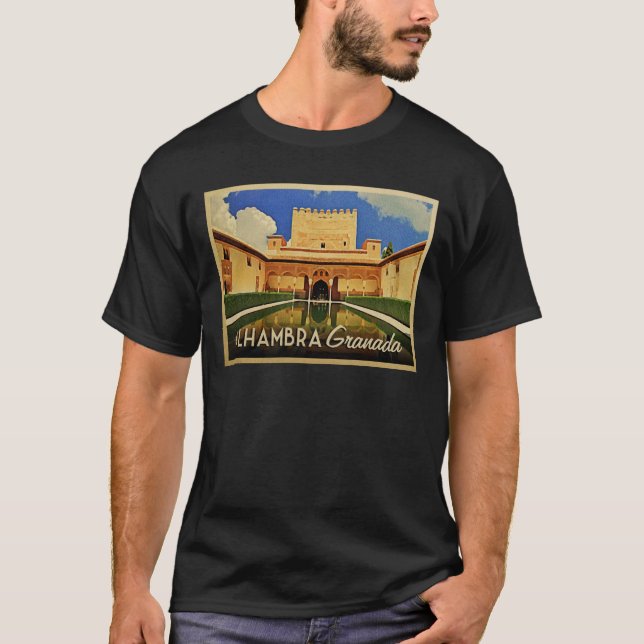 Camiseta Espanha Alhambra Granada (Frente)