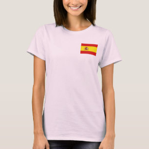 Camiseta Espanha Bandeira + Mapa