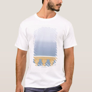 Camiseta Espanha, BLANCA da costela, vista do mar sobre a