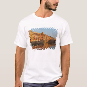 Camiseta Espanha. Catalunha. Gerona. Casas no Onyar
