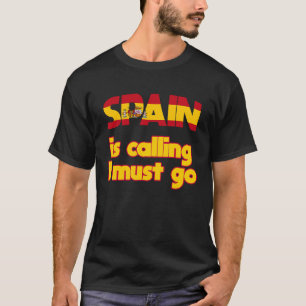 Camiseta Espanha Chamando Sinalizador Espana de Sinalizador