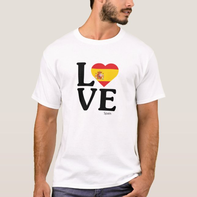 Camiseta Espanha de amor (Frente)