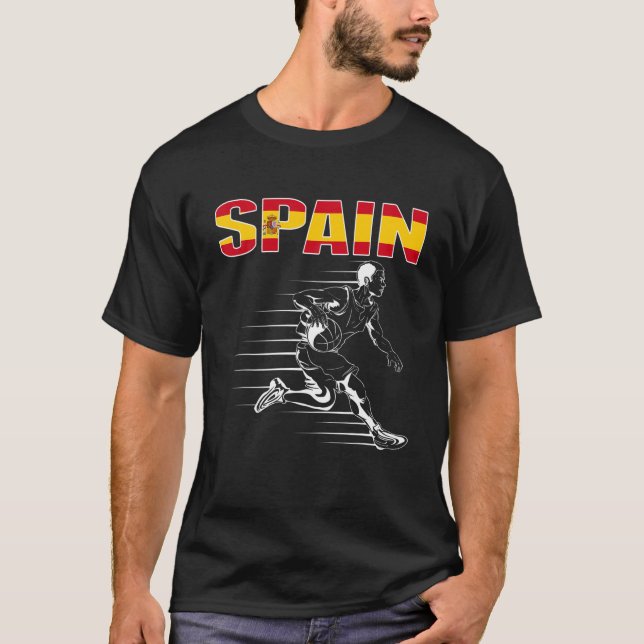 Camiseta Espanha de basquetebol fãs Jersey Ortodia Esportes (Frente)