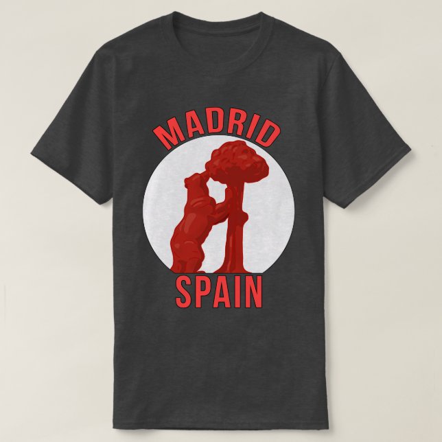 Camiseta Espanha de Madrid (Frente do Design)