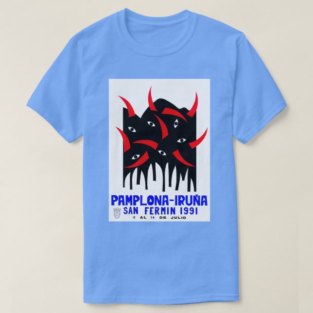 Camiseta espanha de Pamplona 1991 (Frente do Design)