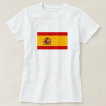 Espanha de T-Shirt feminina