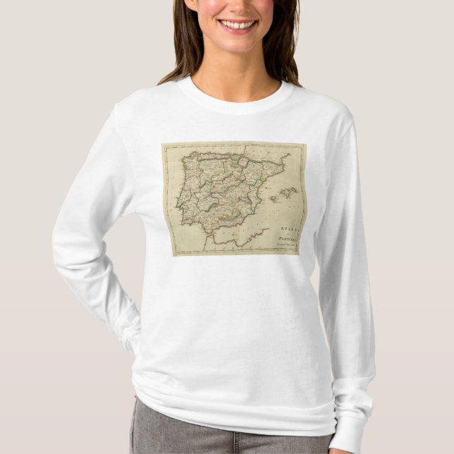 Camiseta Espanha e Portugal (Frente)